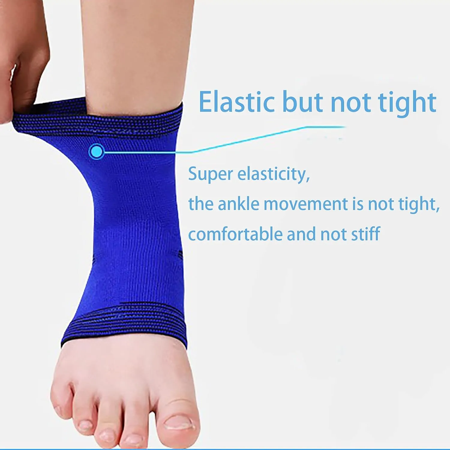 1 Pair Kids Compression Sleeves Foot Arch Support,Kids Children Ankle Brace,Plantar Fasciitis Sock for sprained ankle or sports (Black)