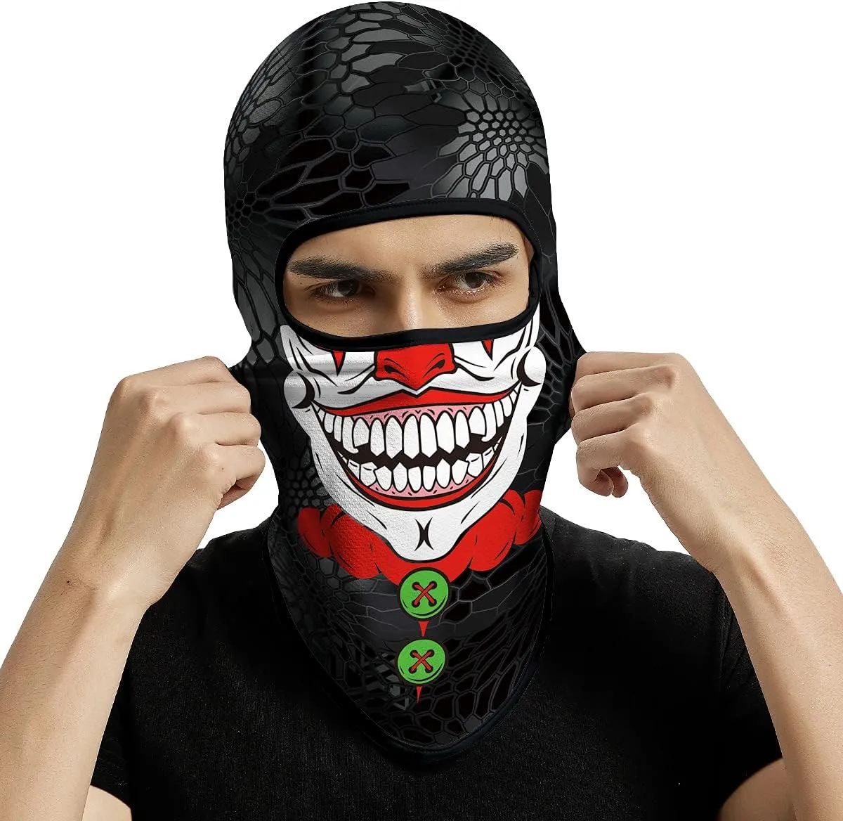 3PCS Balaclava Full Face Mask Ski Mask UV Protection Cover Motorcycle Full Face Mask for Men Women Outdoor Sports