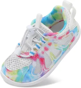 BARERUN Toddler Shoes Boy Girl Sneakers Lightweight Breathable Barefoot Running/Walking Shoes Toddler Tennis Shoes with Adjustable Tightness