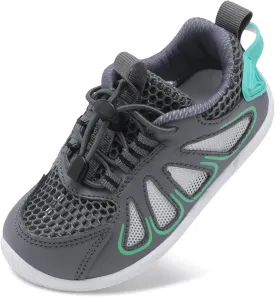BARERUN Toddler Shoes Boy Girl Sneakers Lightweight Breathable Barefoot Running/Walking Shoes Toddler Tennis Shoes with Adjustable Tightness
