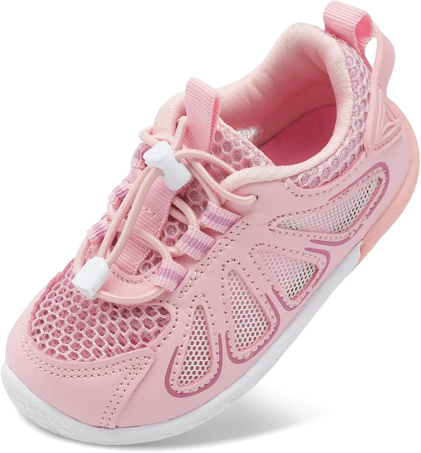 BARERUN Toddler Shoes Boy Girl Sneakers Lightweight Breathable Barefoot Running/Walking Shoes Toddler Tennis Shoes with Adjustable Tightness