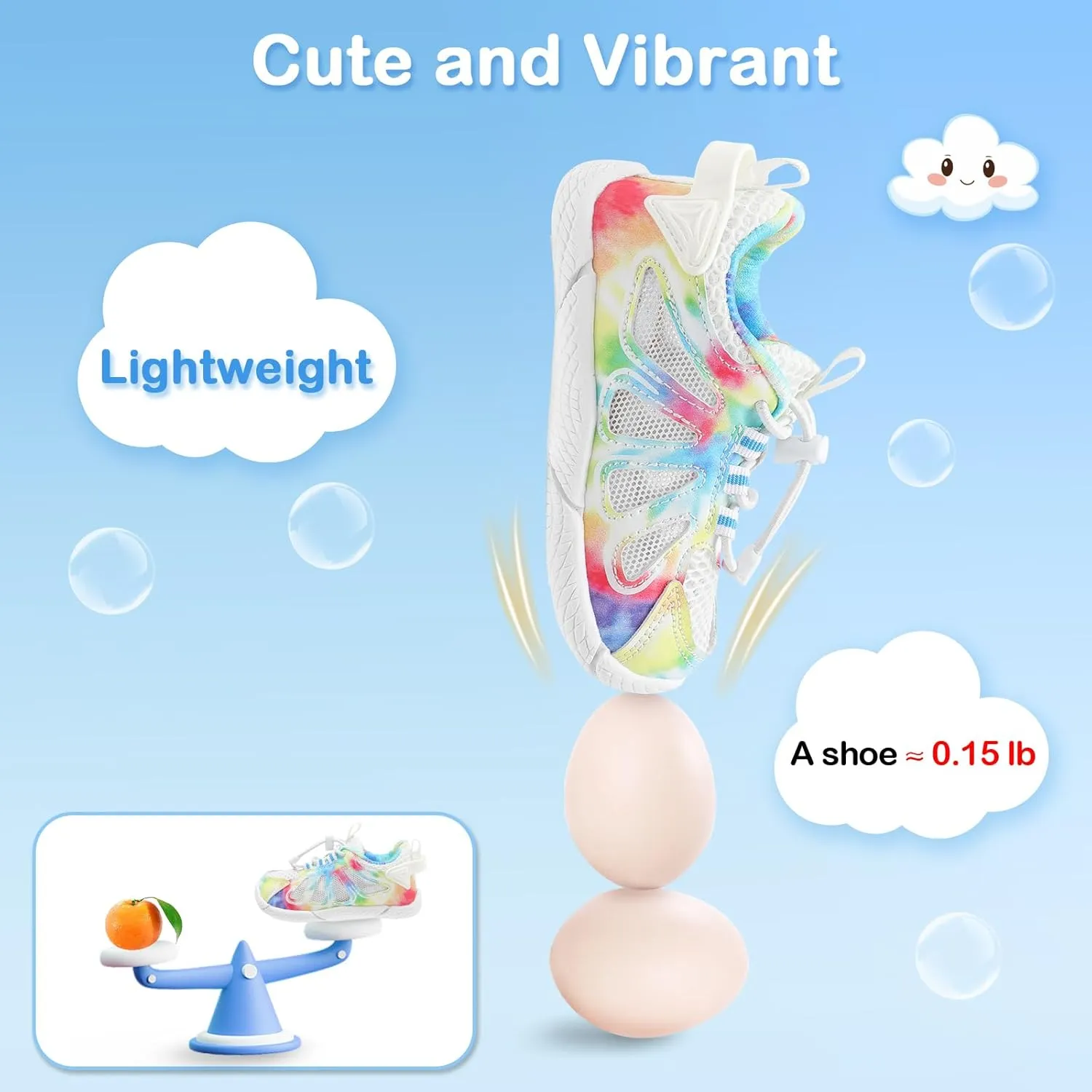 BARERUN Toddler Shoes Boy Girl Sneakers Lightweight Breathable Barefoot Running/Walking Shoes Toddler Tennis Shoes with Adjustable Tightness