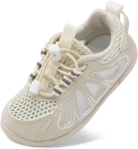 BARERUN Toddler Shoes Boy Girl Sneakers Lightweight Breathable Barefoot Running/Walking Shoes Toddler Tennis Shoes with Adjustable Tightness