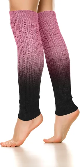 Benefeet Sox Womens Leg Warmers 80s Girls Wool Ribbed Knit Thigh High Socks Crochet Extra Long Boot Socks