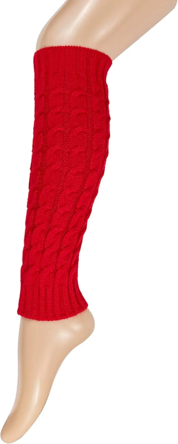 Bestjybt Womens Leg Warmers Crochet Knitted Long Boot Socks Warm Boot Cuffs
