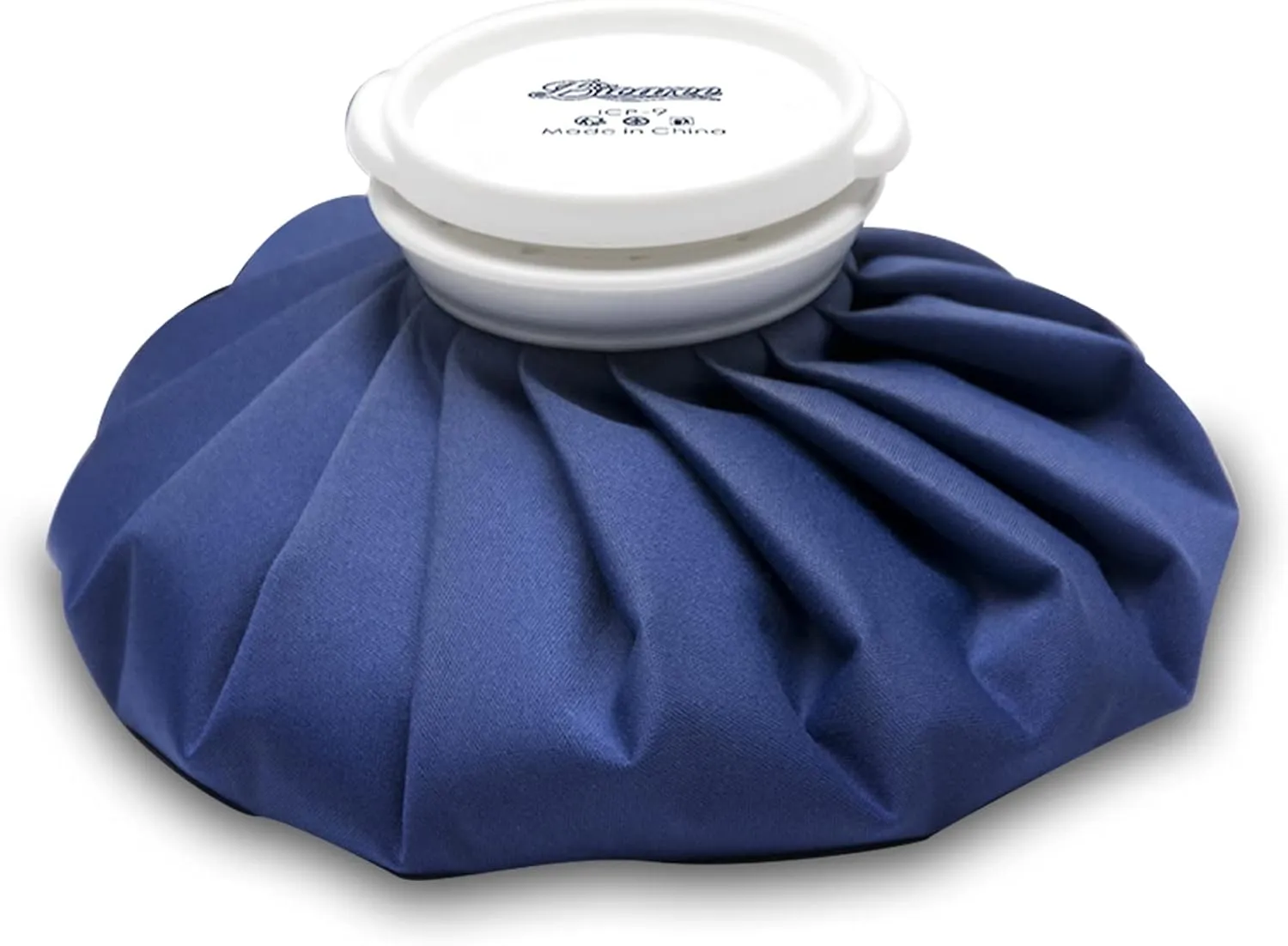 BICAREE Ice Cold Pack Reusable Ice Bags Hot Water Bag for Hot & Cold Therapy and Pain Relief with Cover, No-Leak Elastic Breathable Ice Bag, Size 6"