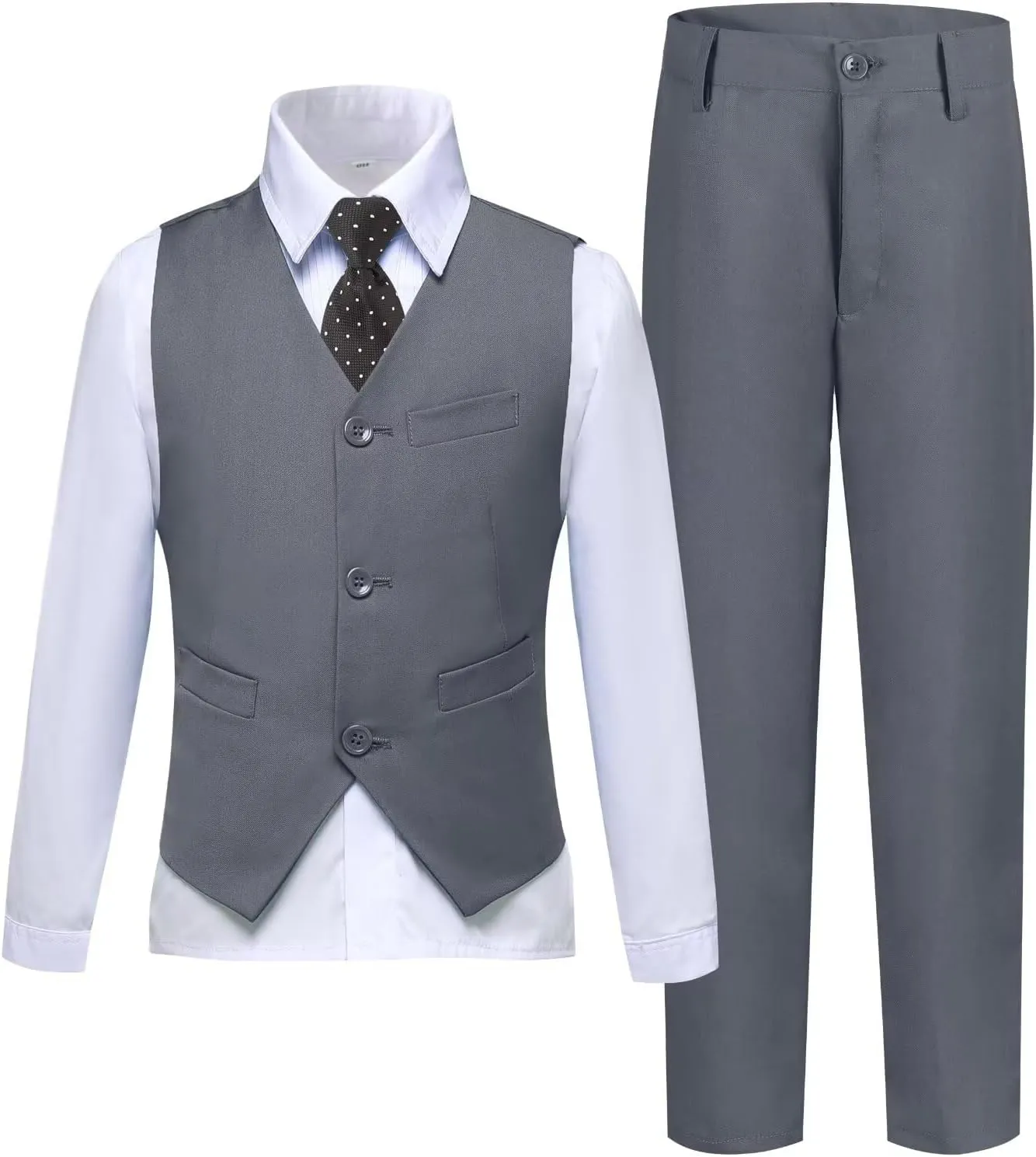 Boys Suit Kids Suits Tuxedo for Boys Toddler Vest Pants Set Ring Bearer Outfit Dress Clothes