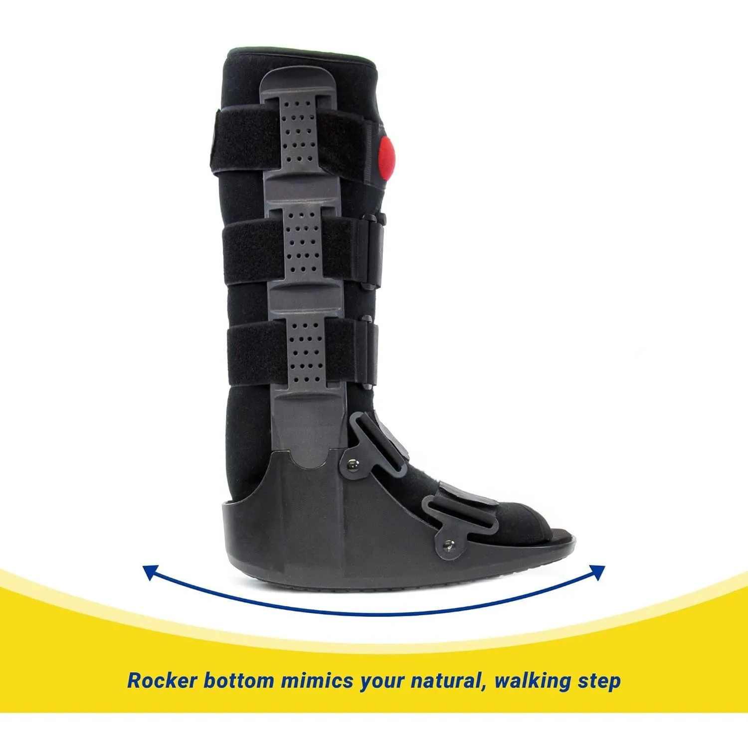 Brace Direct Air CAM Walker Fracture Boot Tall - Medical Recovery Walking Boot for Toe, Foot & Ankle Injuries, Fractures & Sprains, Large (US Shoe Men 11-12.5 / Women 12-13.5)
