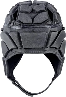 Charque Soft Helmet for Flag Football, Rugby Helmet Headguard fo Kids Adult, Soft Padded Headgear for Soccer Scrum Cap Head Protector, Shell Head Goalkeeper Protective Helmet