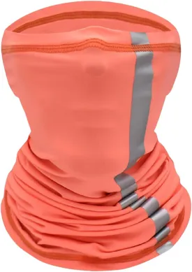 CORIRESHA Men Reflective Neck Gaiter Visibility Safety Dust Sun Protection Face Mask for Construction Workers