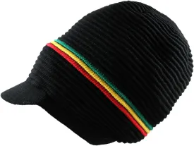Cotton Rasta Knitted Beanie for Long Dreadlocks XXXL
