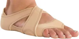 Danshuz Womens Tan Solid Color Neoprene Slip On Design Cross Wrap M