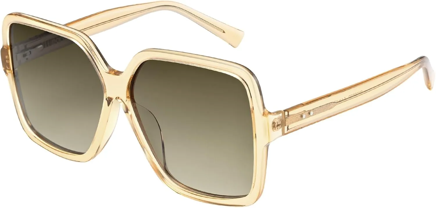 Dollger Oversized Square Sunglasses for Women Big Large Wide Fashion Shades for Men UV Protection Unisex