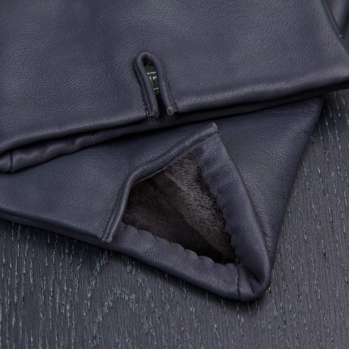 Downholme Vegan Leather Gloves for Men