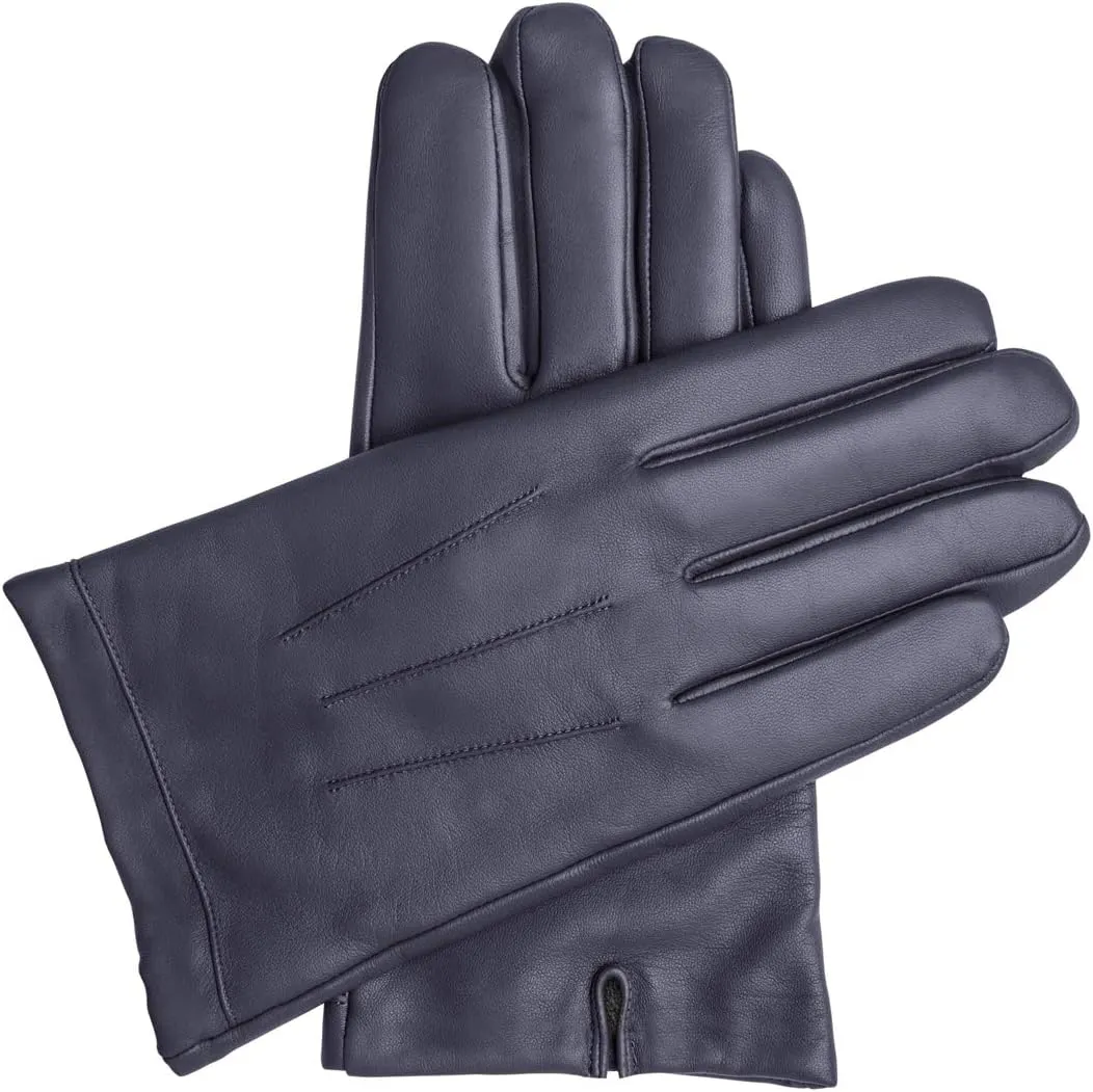 Downholme Vegan Leather Gloves for Men