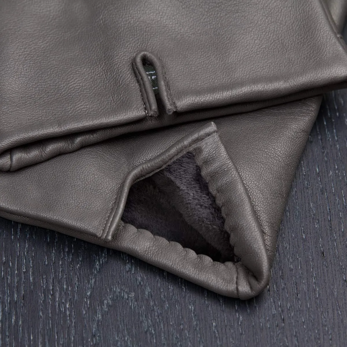 Downholme Vegan Leather Gloves for Men