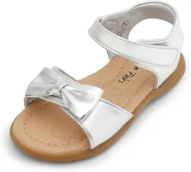 DREAM PAIRS Girls Sandals Fashion Bow Summer Shoes for Toddler/Little Kid