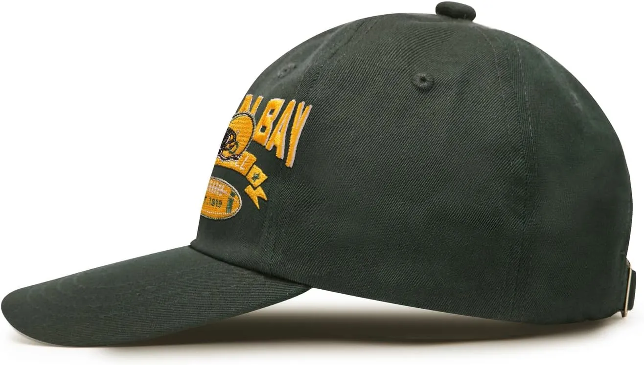 Embroidered Football Hat for Men Women Youth Team Color Baseball Cap Trucker Hats Fans Gifts Apparel