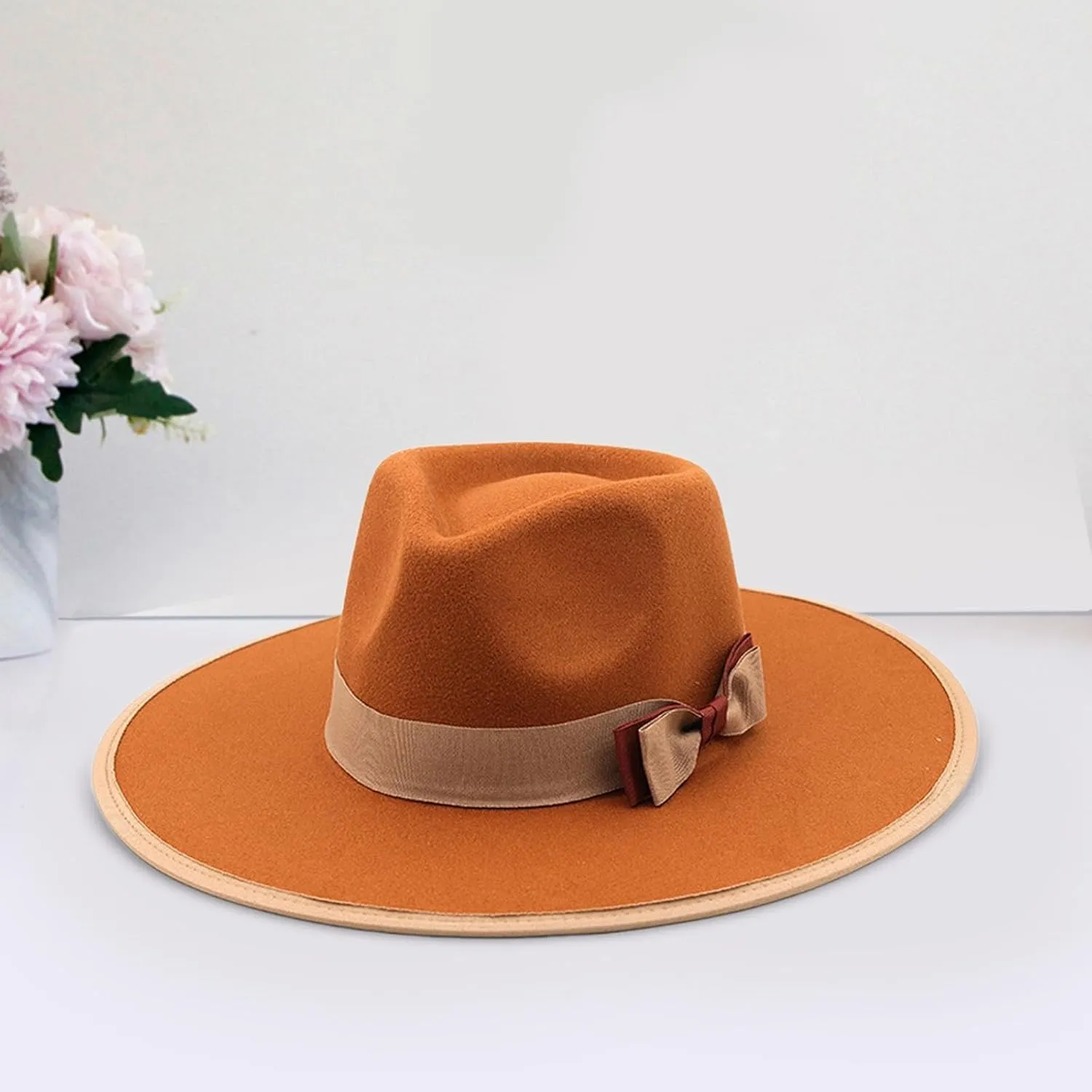 Fedoras for Winter Events Wide Brim Hat for Themed Gatherings Travel Men