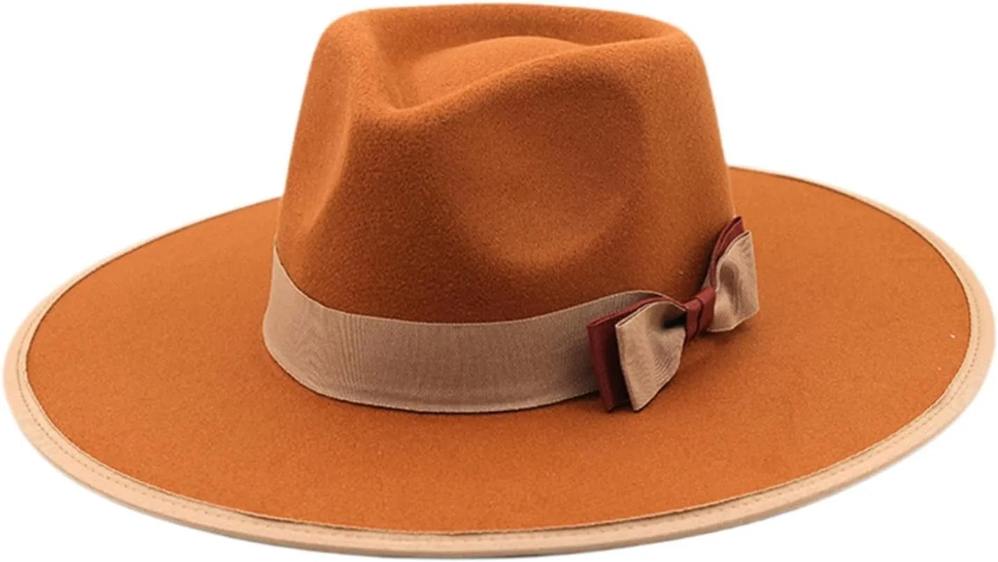 Fedoras for Winter Events Wide Brim Hat for Themed Gatherings Travel Men