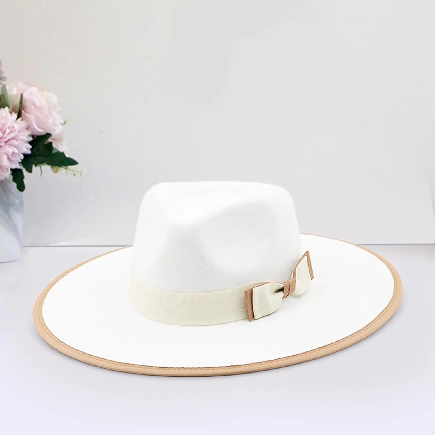 Fedoras for Winter Events Wide Brim Hat for Themed Gatherings Travel Men