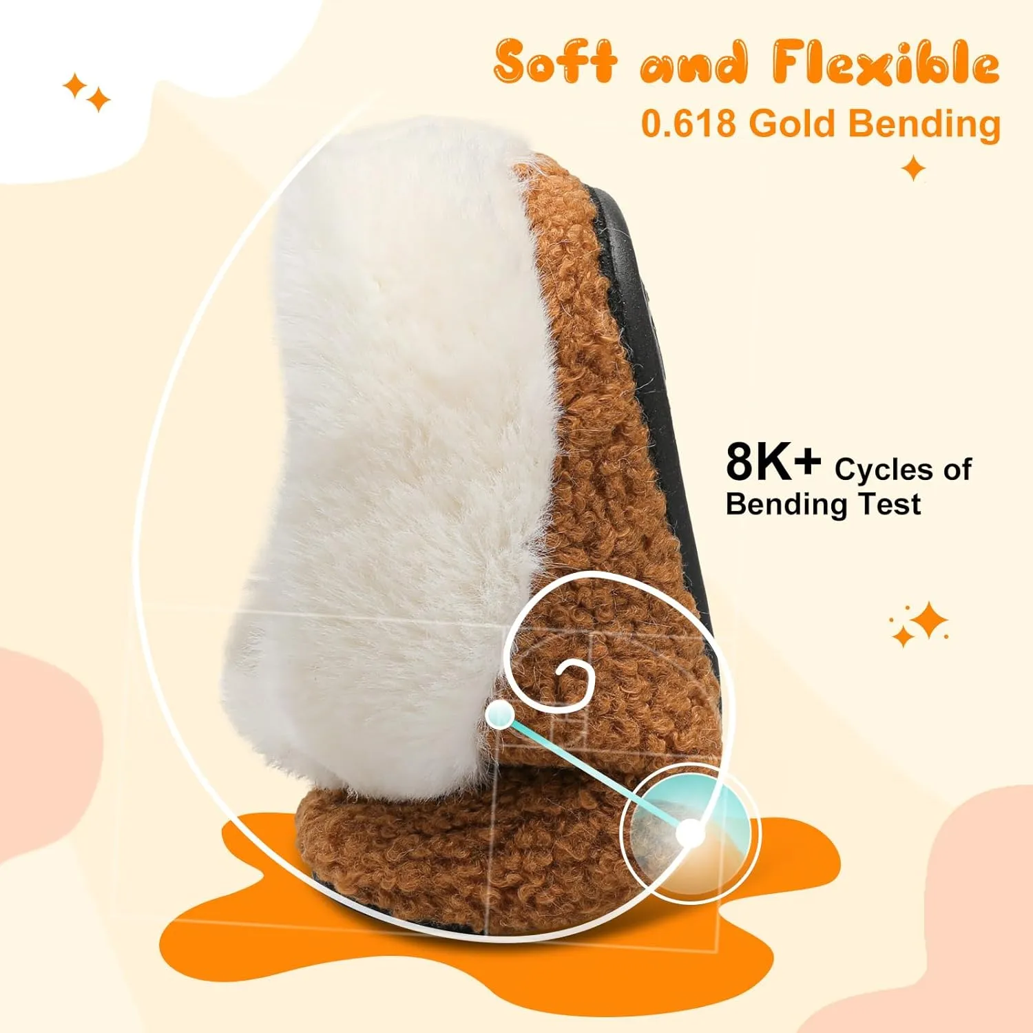 FEETCITY Toddler Slippers - Slip On Shoes for Girls & Boys, Lightweight & Warm Indoor Walking Shoes