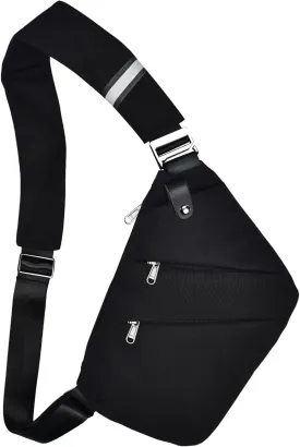 Fibrdoo Anti Theft Crossbody Bag for Women Men, Travel Purse Anti Theft Crossbody Sling Bag Shoulder Bag for Casual