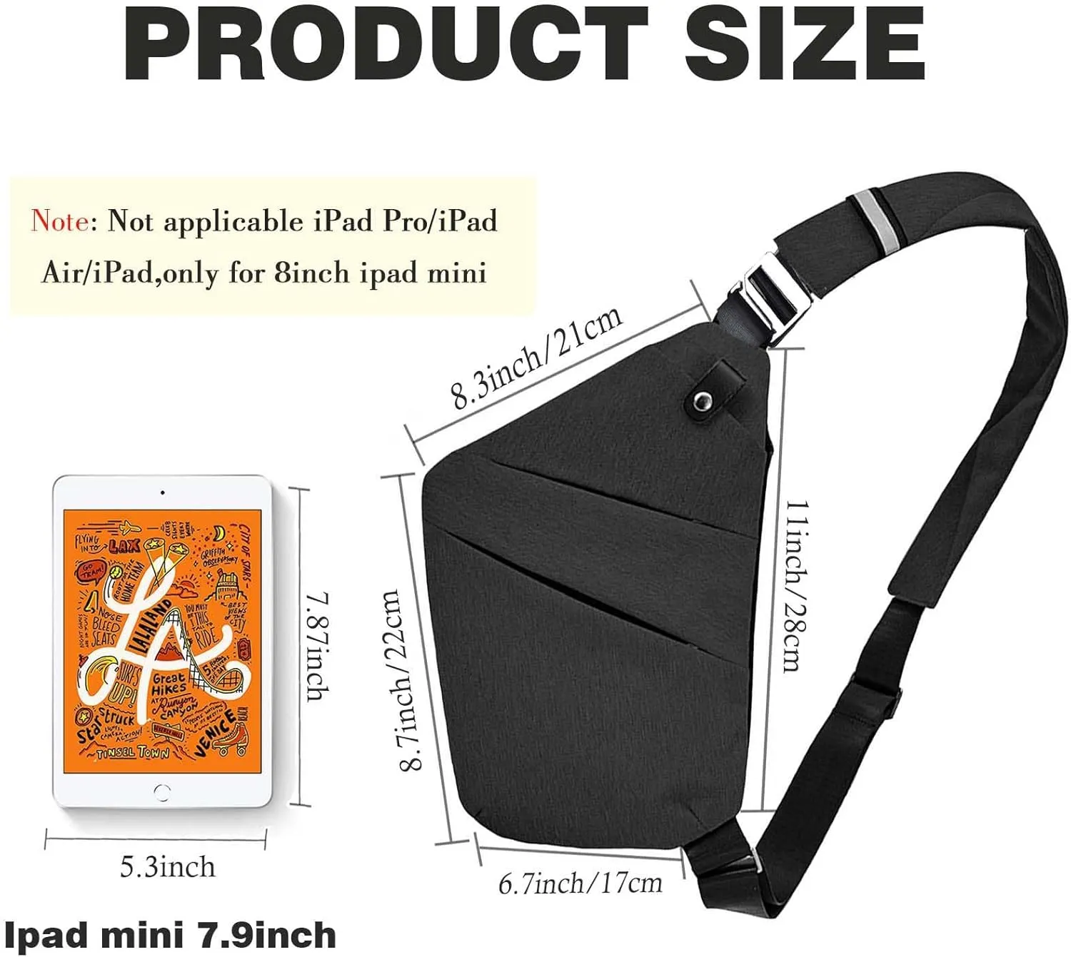 Fibrdoo Anti Theft Crossbody Bag for Women Men, Travel Purse Anti Theft Crossbody Sling Bag Shoulder Bag for Casual