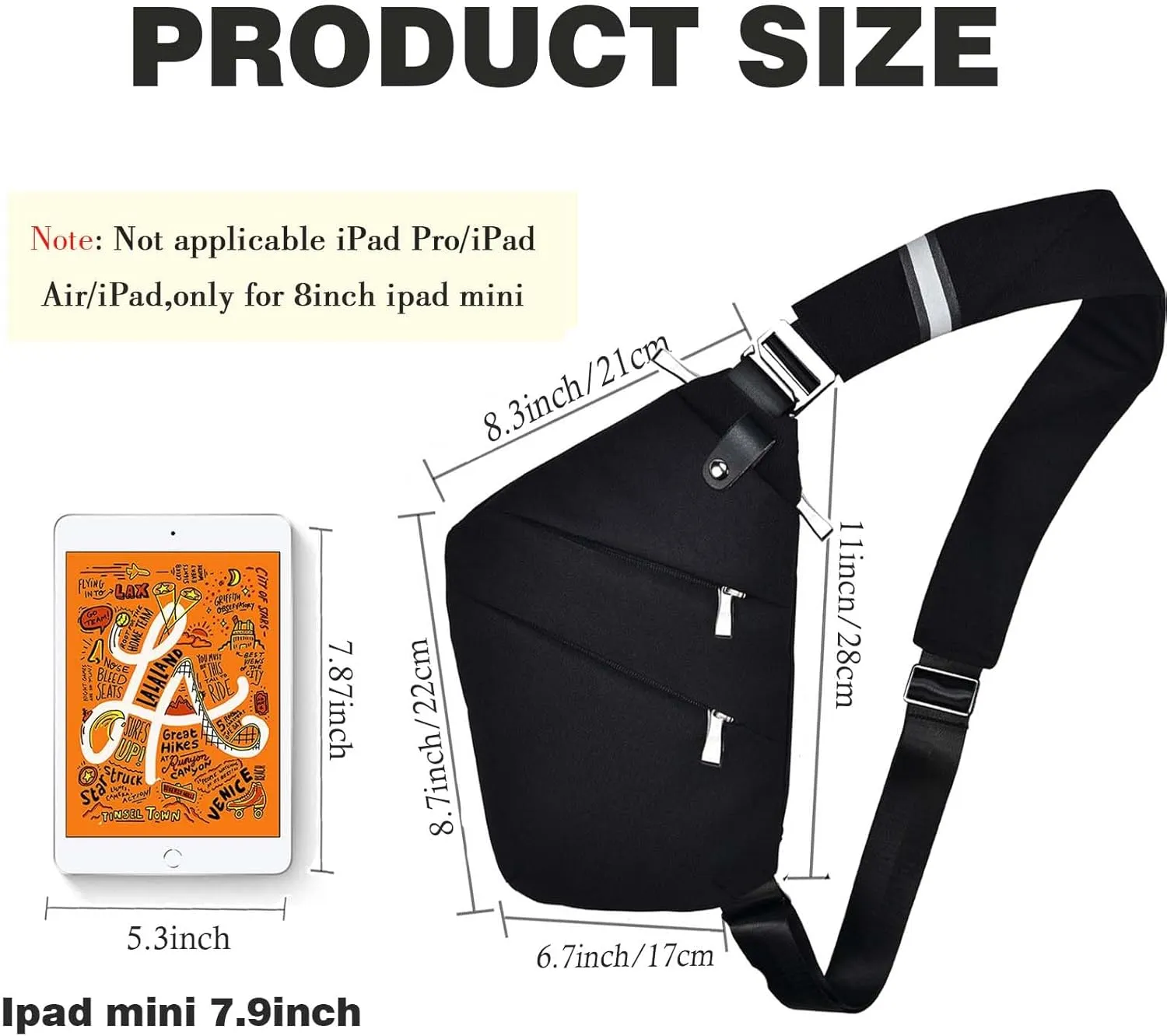 Fibrdoo Anti Theft Crossbody Bag for Women Men, Travel Purse Anti Theft Crossbody Sling Bag Shoulder Bag for Casual