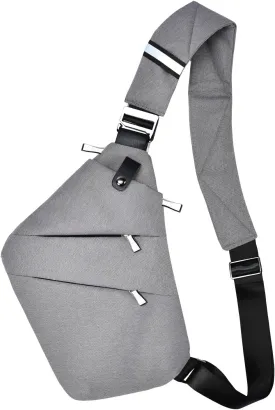 Fibrdoo Anti Theft Crossbody Bag for Women Men, Travel Purse Anti Theft Crossbody Sling Bag Shoulder Bag for Casual