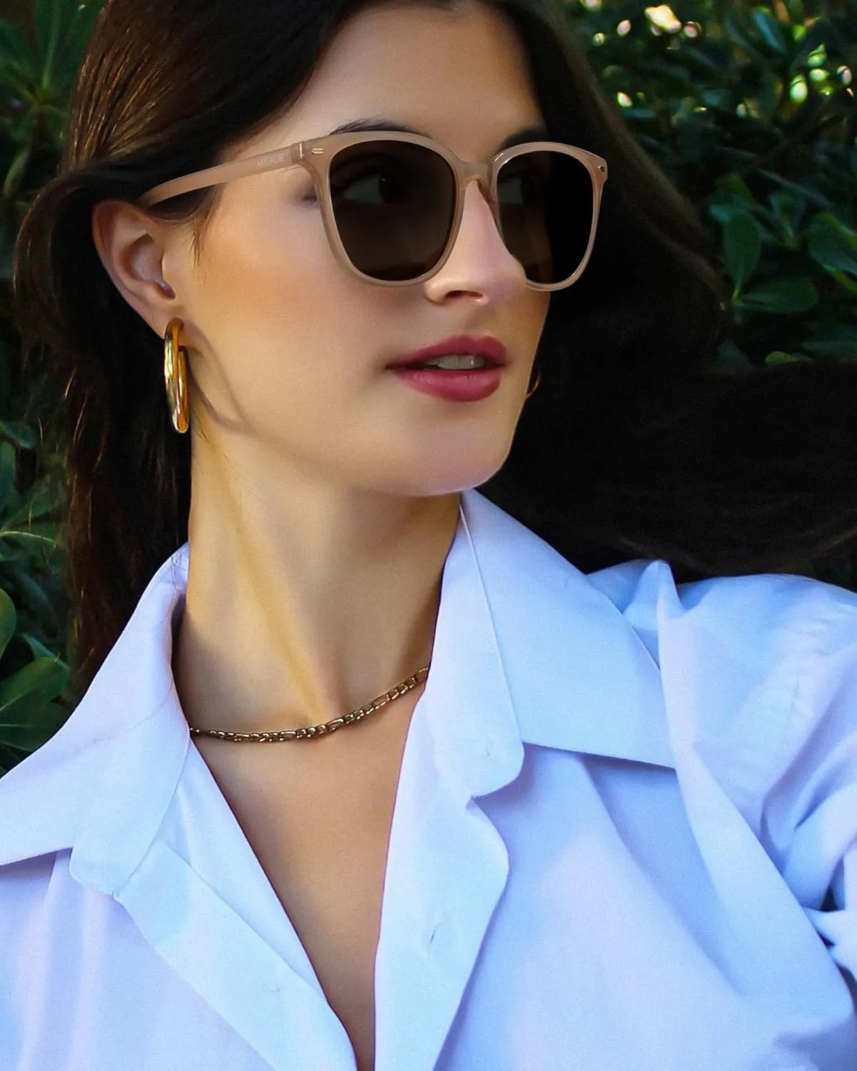 FIMILU 2 Packs Sunglasses for Women Polarized UV400 Protection Lens Big Frame Fashion Glasses Trendy Stylish Shade