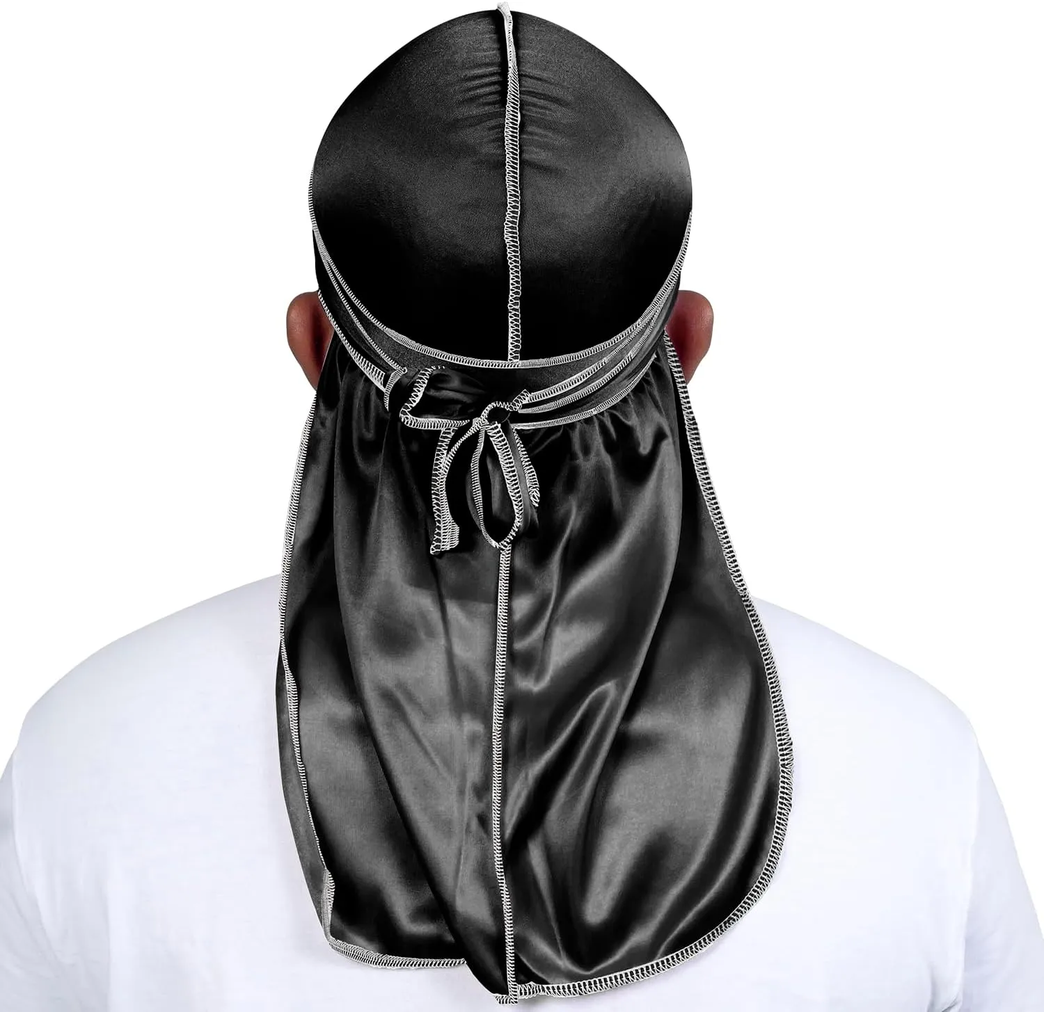 ForceWave Silky Durag for Men Wave Cap Satin Dorag for Men Women 360 Wave