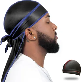 ForceWave Silky Durag for Men Wave Cap Satin Dorag for Men Women 360 Wave