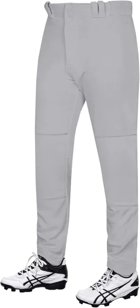 Full Length Men's Baseball Pants, Open Bottom, Loose Fit Adult Baseball Pants with Adjustable Length
