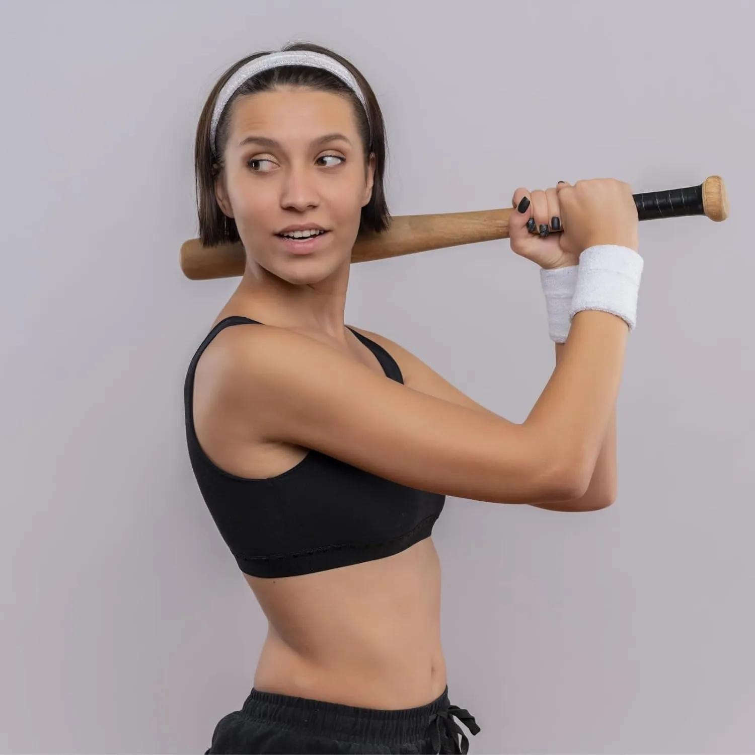 GOGO Sports Sweatband Set (1 Headband and 2 Wristbands)