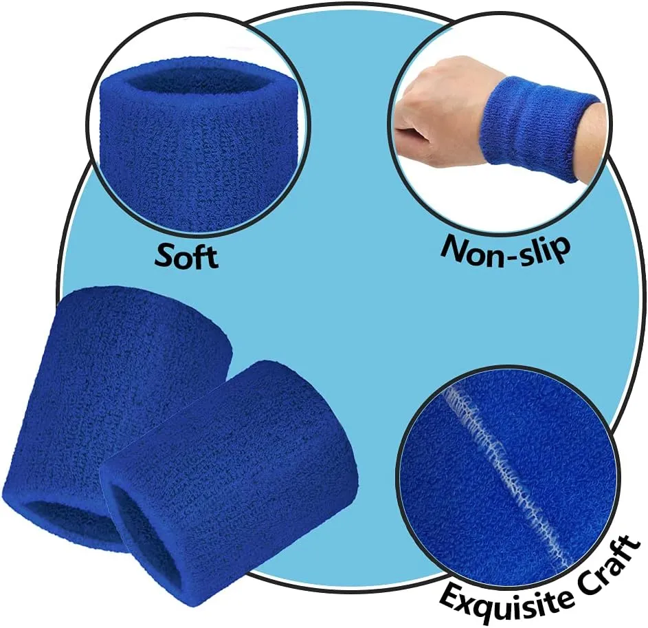GOGO Sports Sweatband Set (1 Headband and 2 Wristbands)