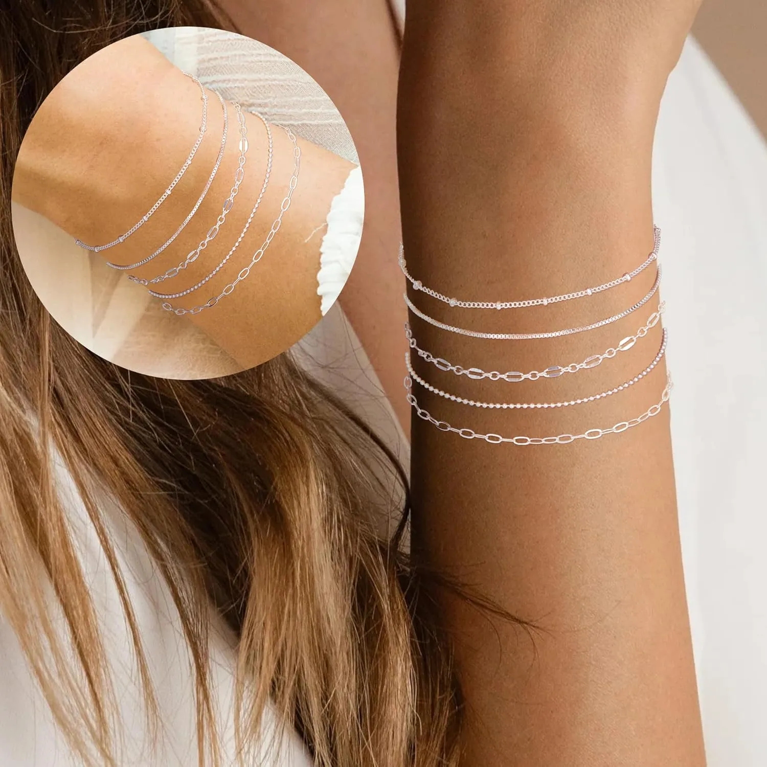 Gold Hand Chain Bracelet for Women Trendy, Dainty 14k Gold Ring Bracelet Hand Chain Finger Ring Slave Cuff Bracelet Cubic Zircon Hand Jewelry for Women Fall Jewelry Accessories for Women Mother'S Day Gifts