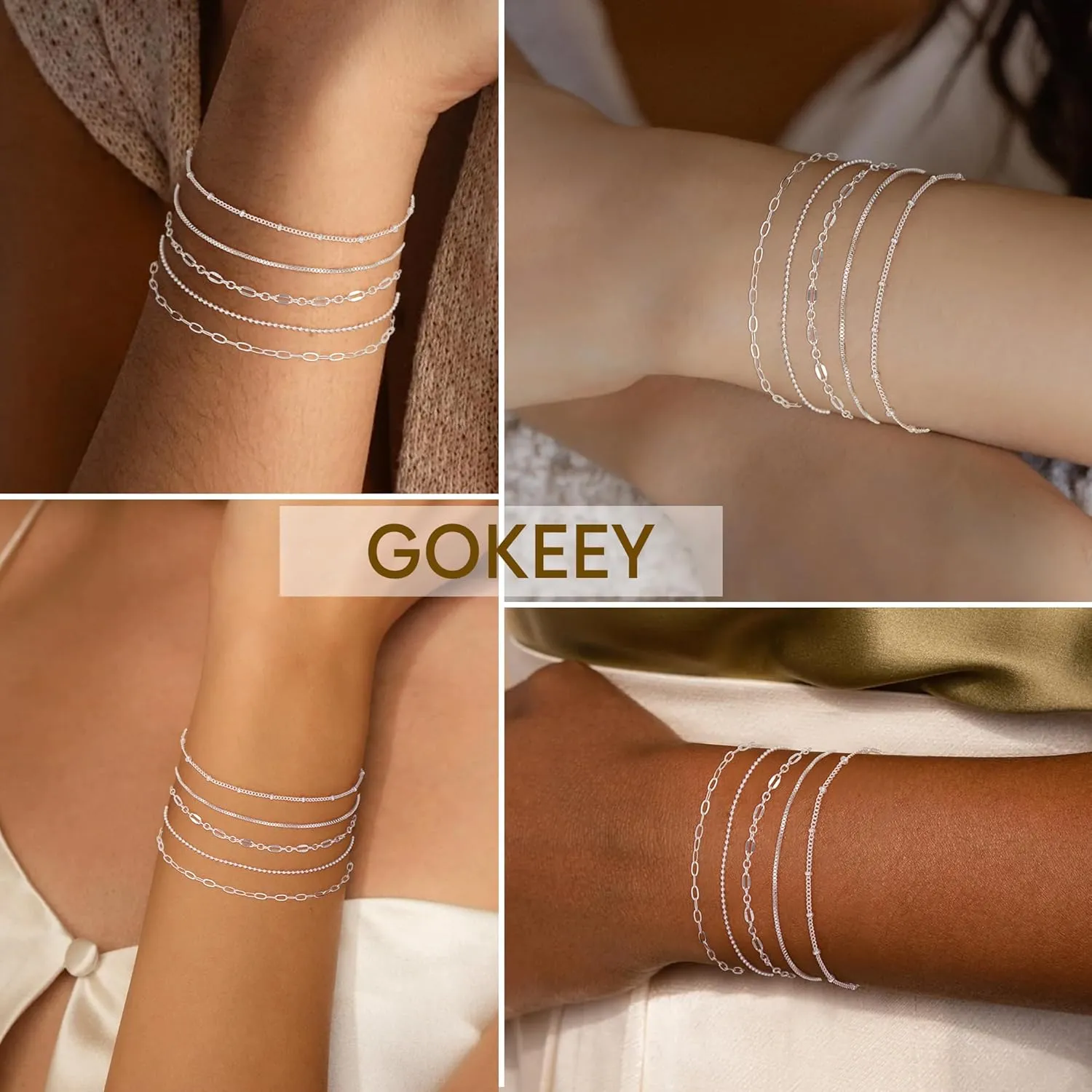 Gold Hand Chain Bracelet for Women Trendy, Dainty 14k Gold Ring Bracelet Hand Chain Finger Ring Slave Cuff Bracelet Cubic Zircon Hand Jewelry for Women Fall Jewelry Accessories for Women Mother'S Day Gifts