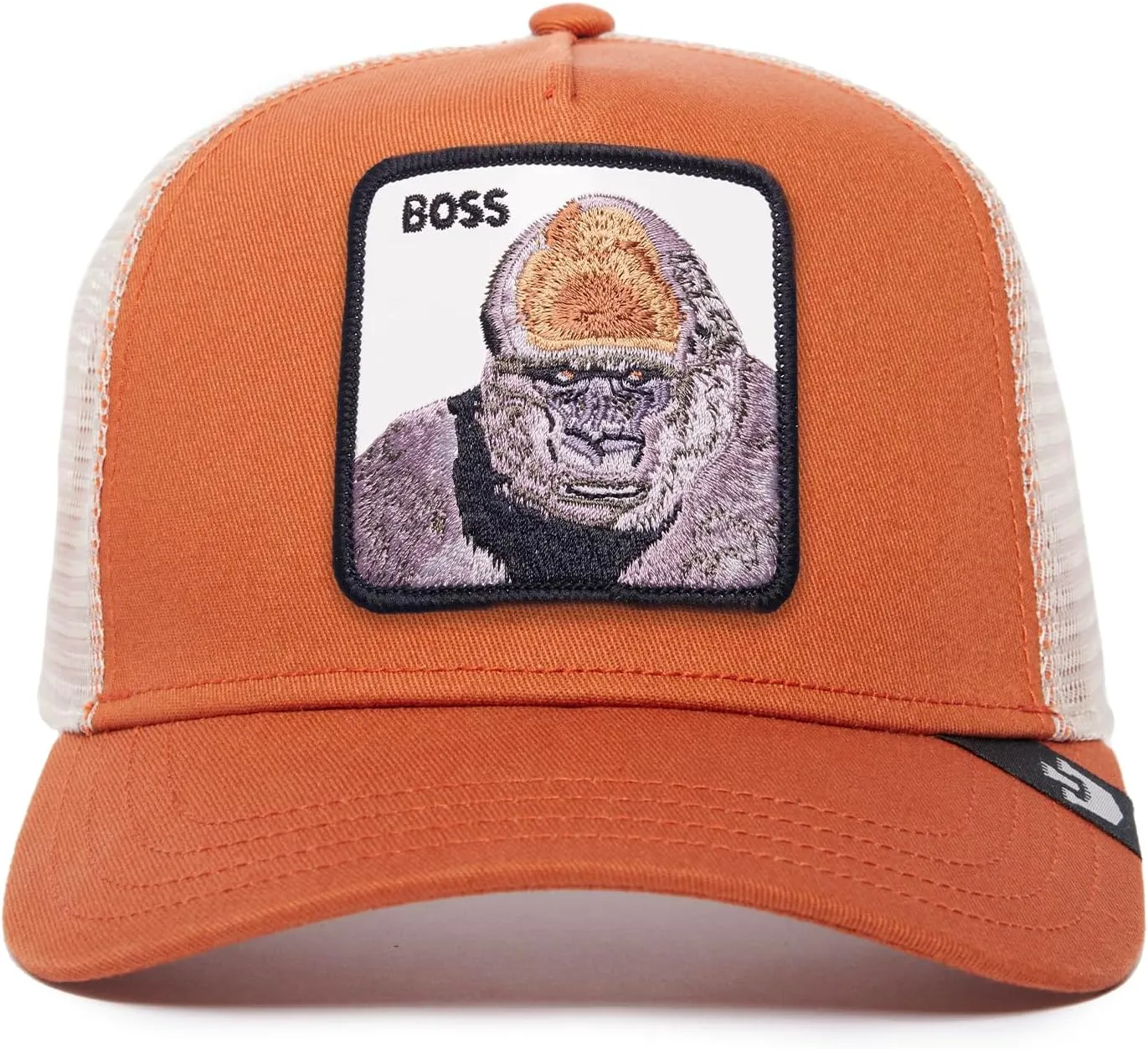 Goorin Bros. The Farm Unisex Original Adjustable Snapback Trucker Hat, Rust (The Boss), One Size