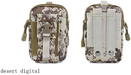 Hainan Fashion Men Bags Nylon Chest Diagonal Package Messenger Shoulder Bag Waterproof Sport Casual Running Outdoor Back Pack (One Size, Desert Digital)