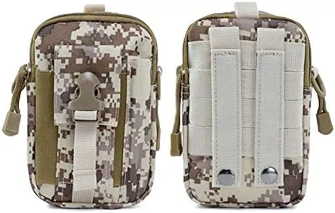 Hainan Fashion Men Bags Nylon Chest Diagonal Package Messenger Shoulder Bag Waterproof Sport Casual Running Outdoor Back Pack (One Size, Desert Digital)