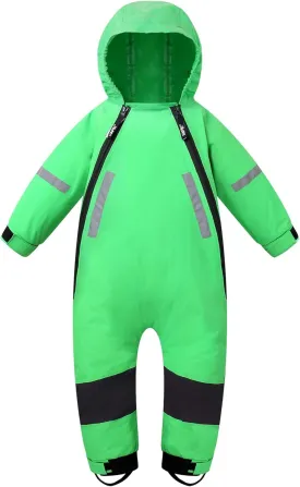 HAPIU Kids Toddler Rain Suit Muddy Buddy Waterproof Coverall