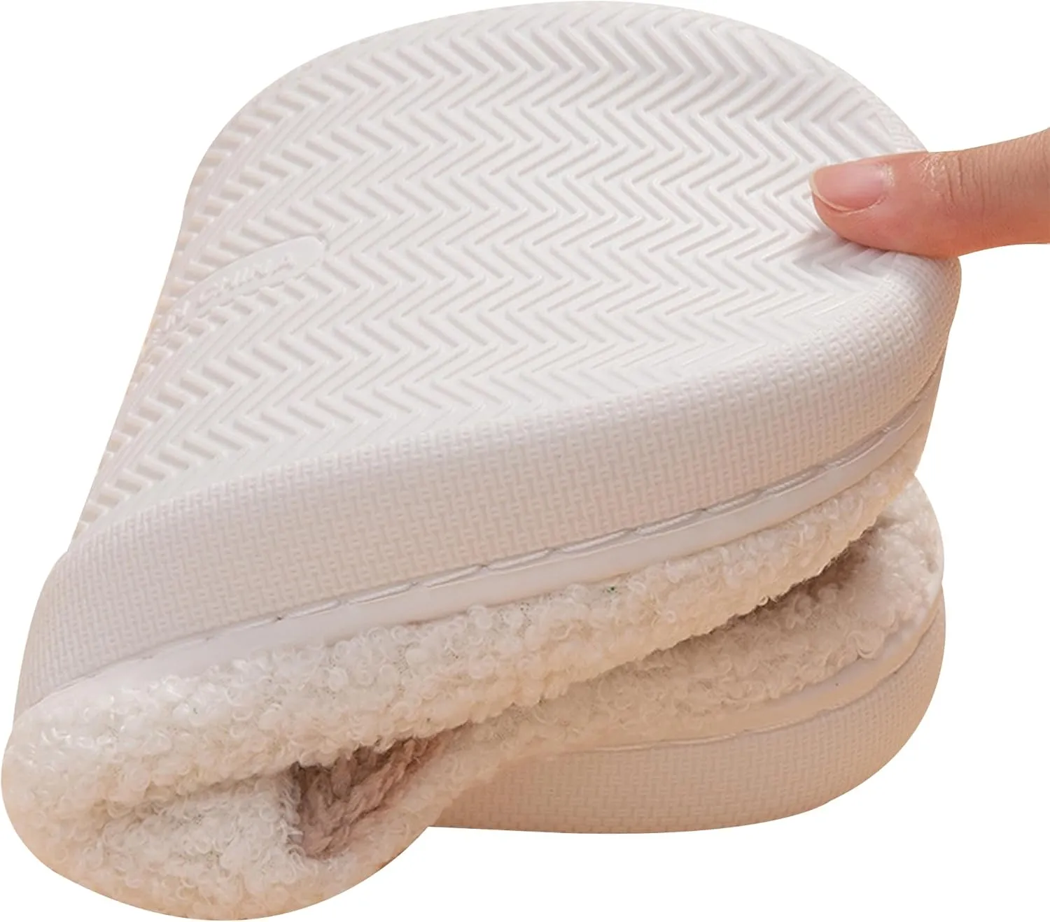 Happy Face Slippers Retro Cozy Comfy Plush Warm Slip-on Slippers Winter Soft Fuzzy Indoor House Shoes with Memory Foam for Men Women