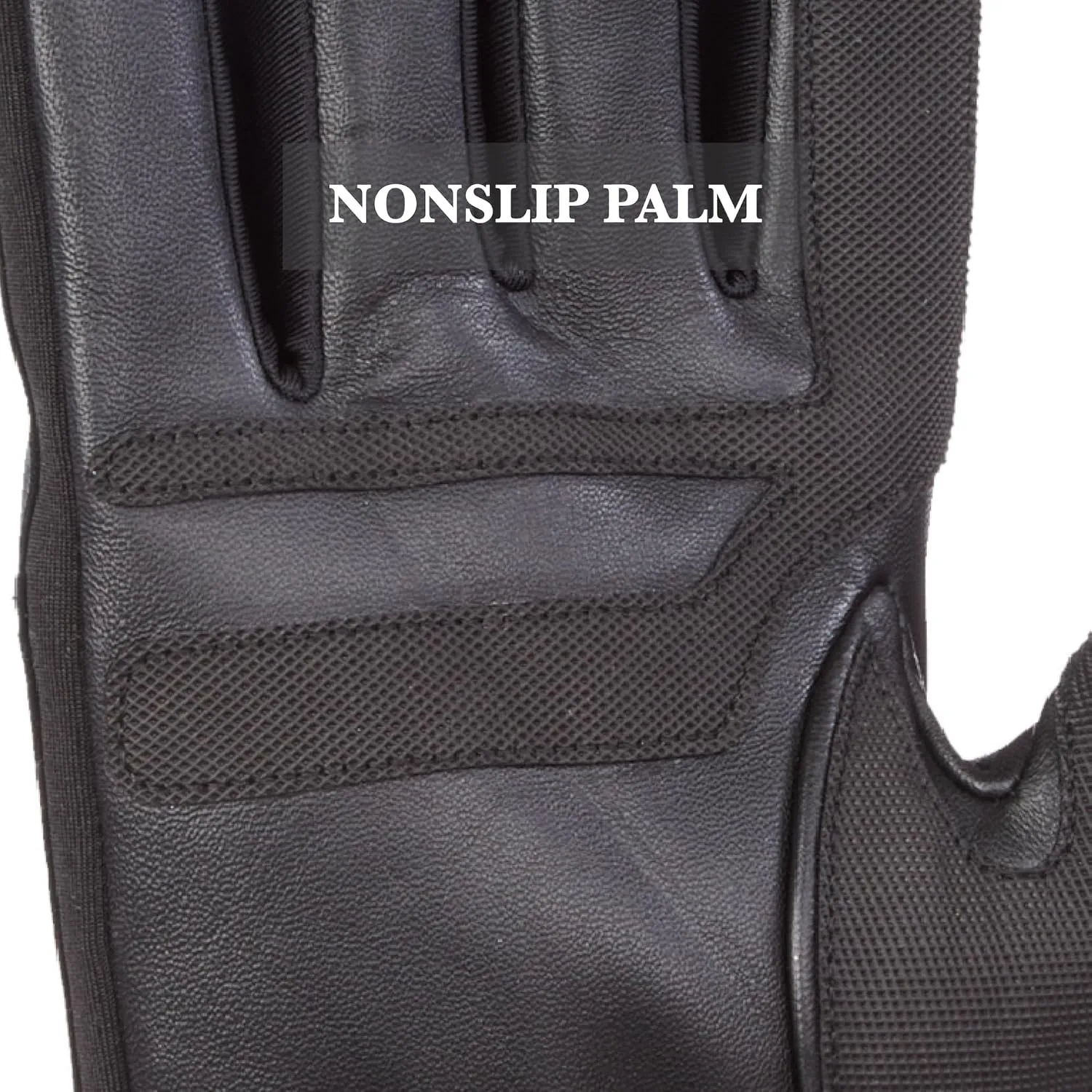 isotoner mens Water Repellent Leather Glove