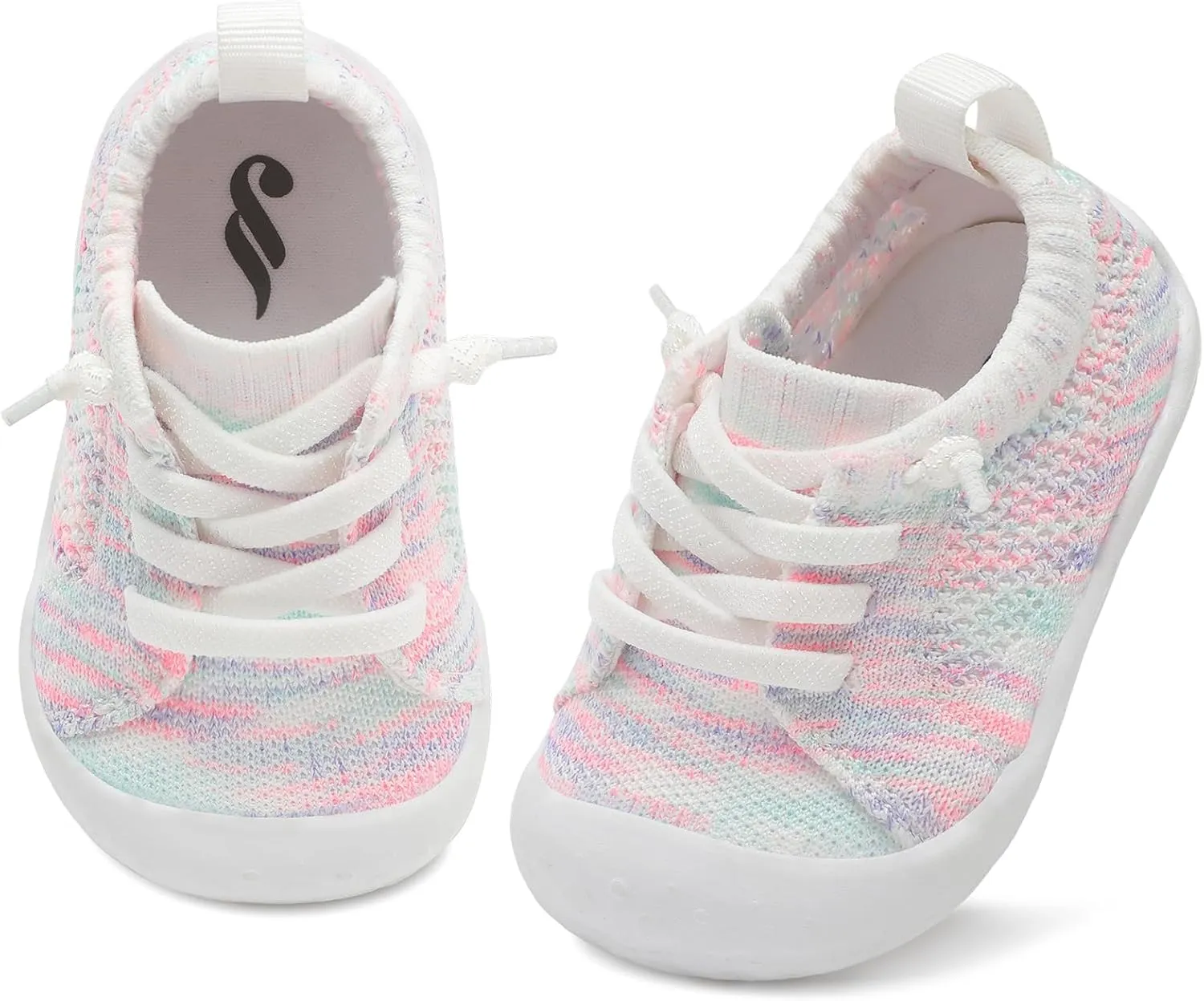 JIASUQI Baby Shoes for Toddler Boys Girls Sneakers Slip on Walking Shoes for Babies