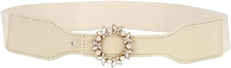JSEIAJB Versatile Girdle Elastic Waist Belt Female Decorative Waistband with Skirt