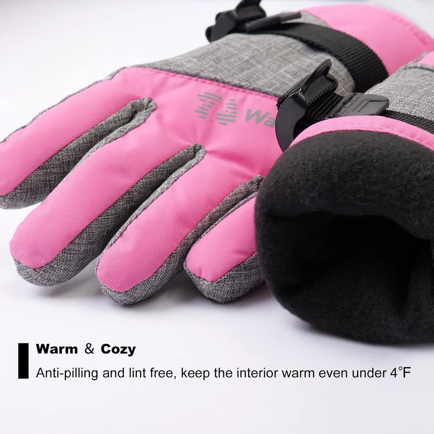 Kids Winter Gloves-3M Thinsulate Snow Waterproof Ski Cold Weather Insulated Outdoor Snowboard Gloves for Boys Girls Youth