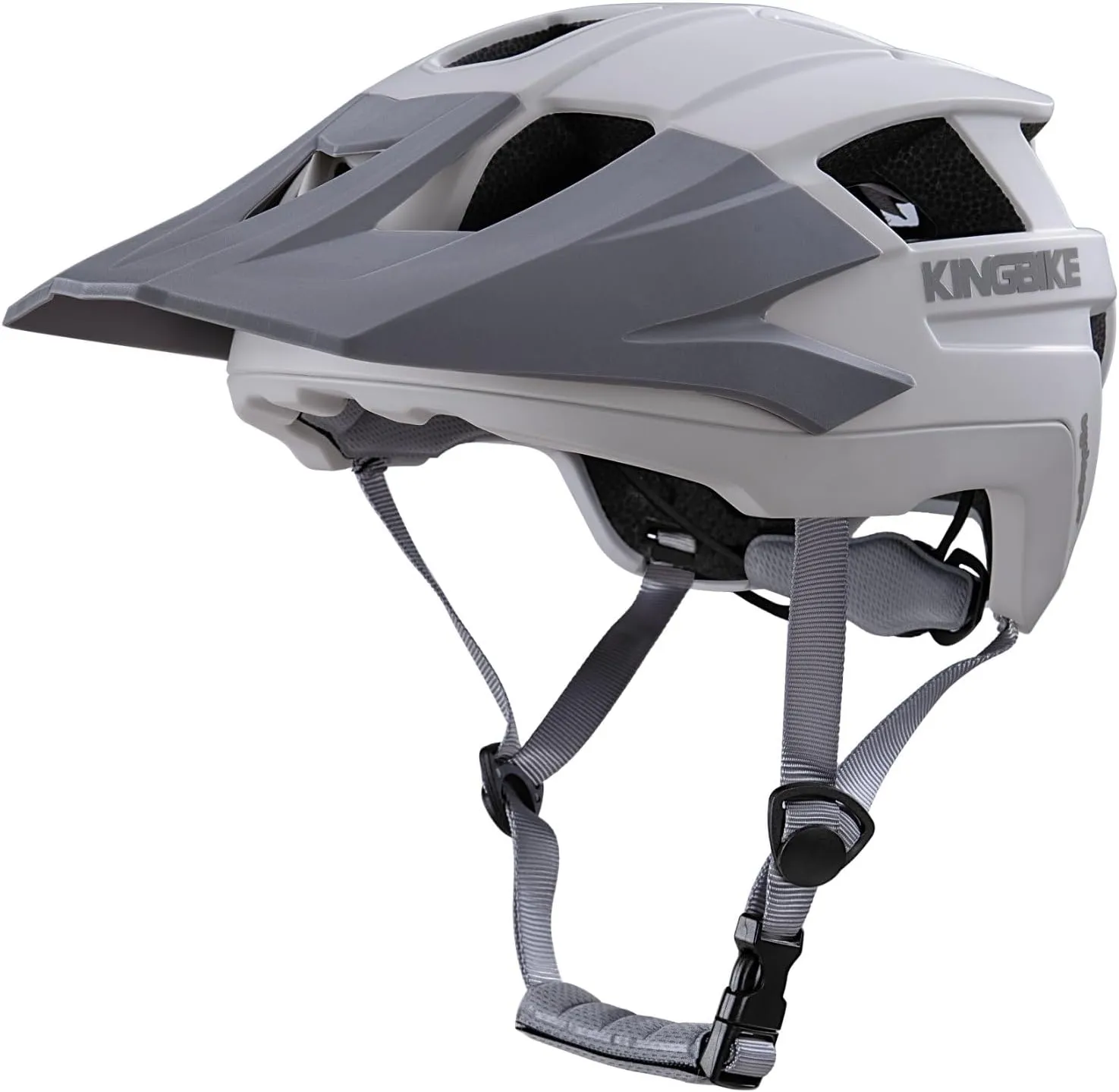 KINGBIKE Mountain Bike Helmet MTB Cycling Bicycle Helmets with Adujustable Visor for Adults Youth Men Women