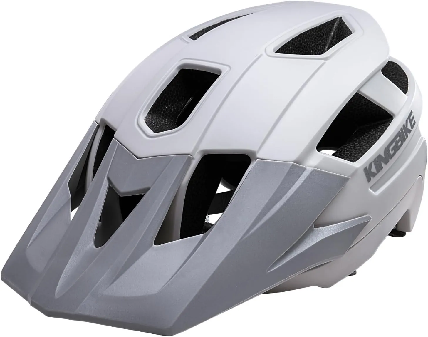 KINGBIKE Mountain Bike Helmet MTB Cycling Bicycle Helmets with Adujustable Visor for Adults Youth Men Women