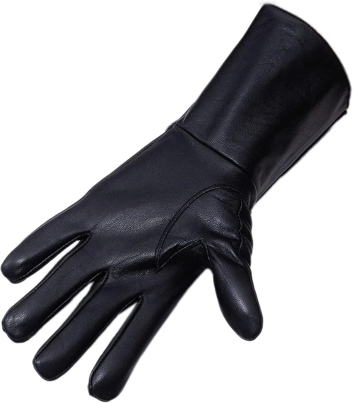Leather Gloves Long Cuff Medieval Perfect Fit Premium Quality Soft Leather